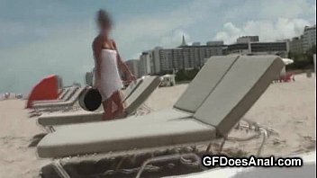 Flashing on the Beach and Gets Pussy Fuckedp 500