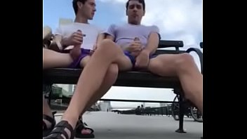 Boyfriends cum outdoor